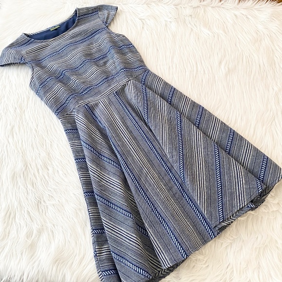 The Letter Dresses & Skirts - The Letter Blue White Striped Dress